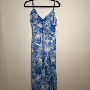 Blue Floral Maxi Dress